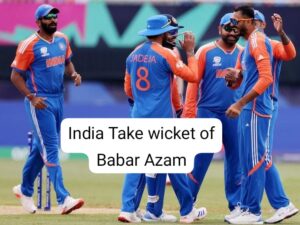 india take wicket of pakistani cricketer babar azam